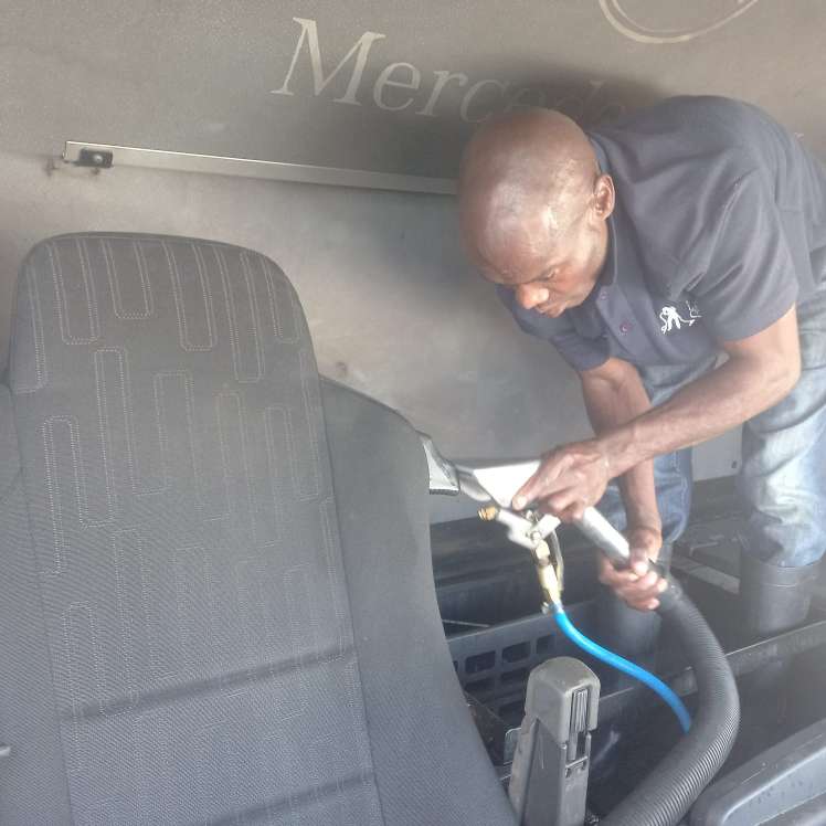 Mobile Truck interior cleaning