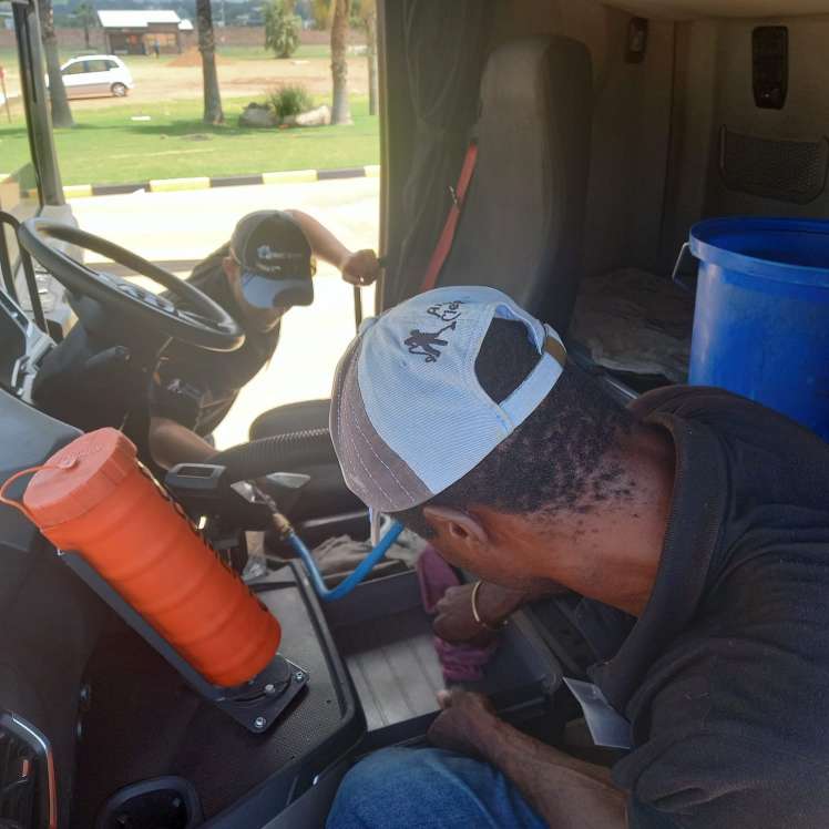 Mobile Truck Interior Cleaning